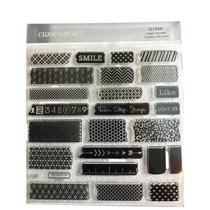 Close To My Heart D1558 My Acrylix Washi Wonder Stamp Set